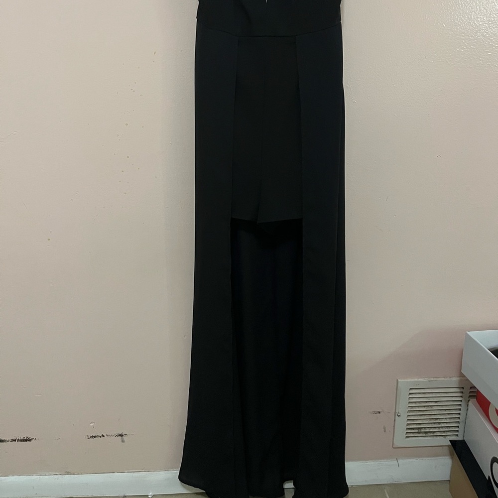 Black maxi skirt with shorts - Picture 2 of 4